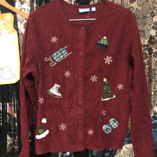 Used เสื้อคลุม ผ้าสำสี นุ่มมาก ปักสวยๆ