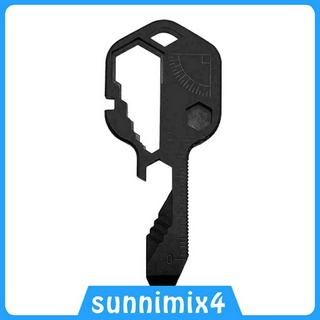 [H₂Sports&amp;Fitness] Stainless Steel Multi-Tool Key Shaped Pocket Tool Bottle Opener Tools