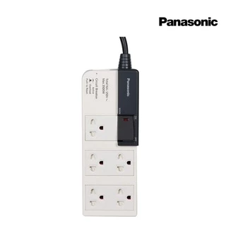 Panasonic รางปลั๊กไฟ 3/5/6 ช่อง 1-3 สวิตช์ มอก. รองรับไฟ 3500W ปลั๊กพ่วงมาตรฐาน