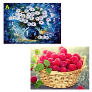 Fruit and Flower #ภาพครอสติสคริสตัลแบบติดเต็มแผ่น