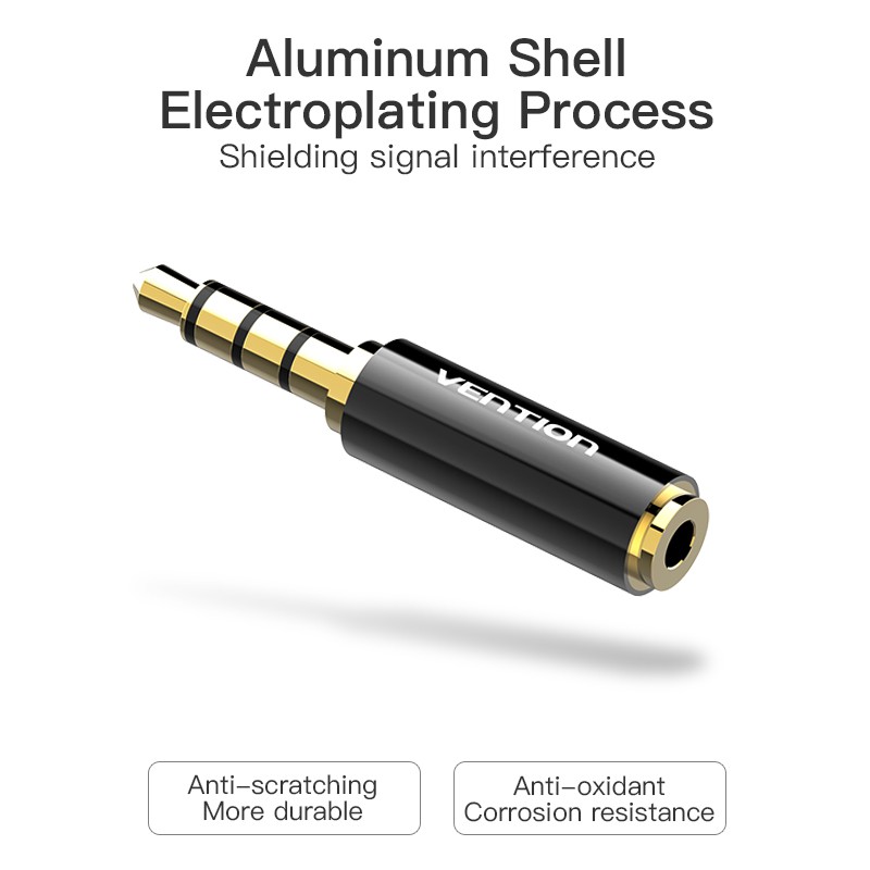 Vention อะแดปเตอร์แปลงเสียงสเตอริโอ 3.5 มม. ตัวผู้ เป็น 2.5 มม. ตัวเมีย BFB/VAB-S02 - รูปที่ 3