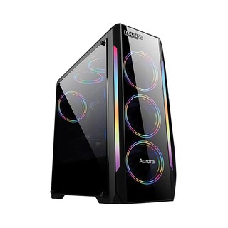 ITSONAS AURORA Light RGB ATX Case (NP) (Black)(By Shopee  SuperIphone1234)