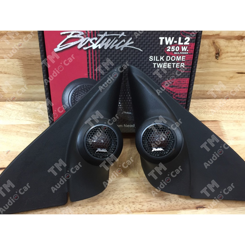 หูช้างตรงรุ่น MITSUBISHI ALLNEW TRITON - PAJERO 2015-2022 ทวิตเตอร์ BOSTWICK TW-L2 250Watts จำนวน 1คู่