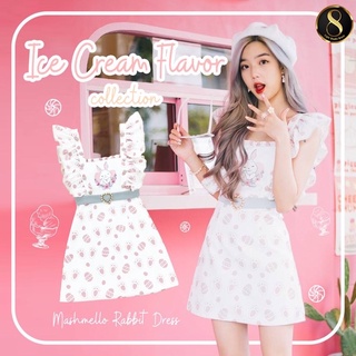 💎พร้อมส่ง💎8studio เดรส Ice cream flavor collection