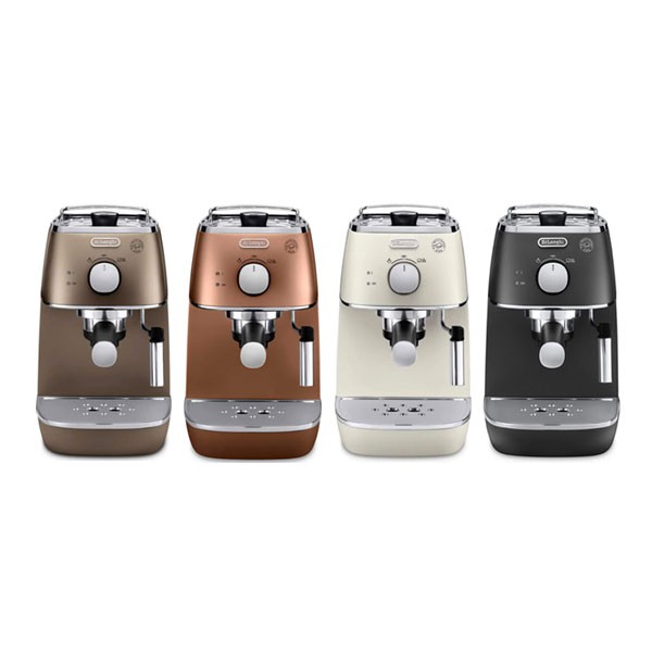 De'longhi เครื่องชงกาแฟเอสเพลสโซ่ Distinta รุ่น  ECI 341 สีบรอนซ์, สีทองแดง, สีขาว และสีดำ
