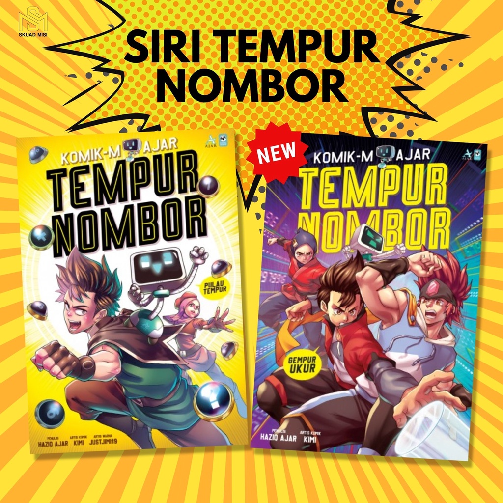 COMIC SERIES NUMBER 1 2 3 HAZIQ TEACHING x COMIC-M