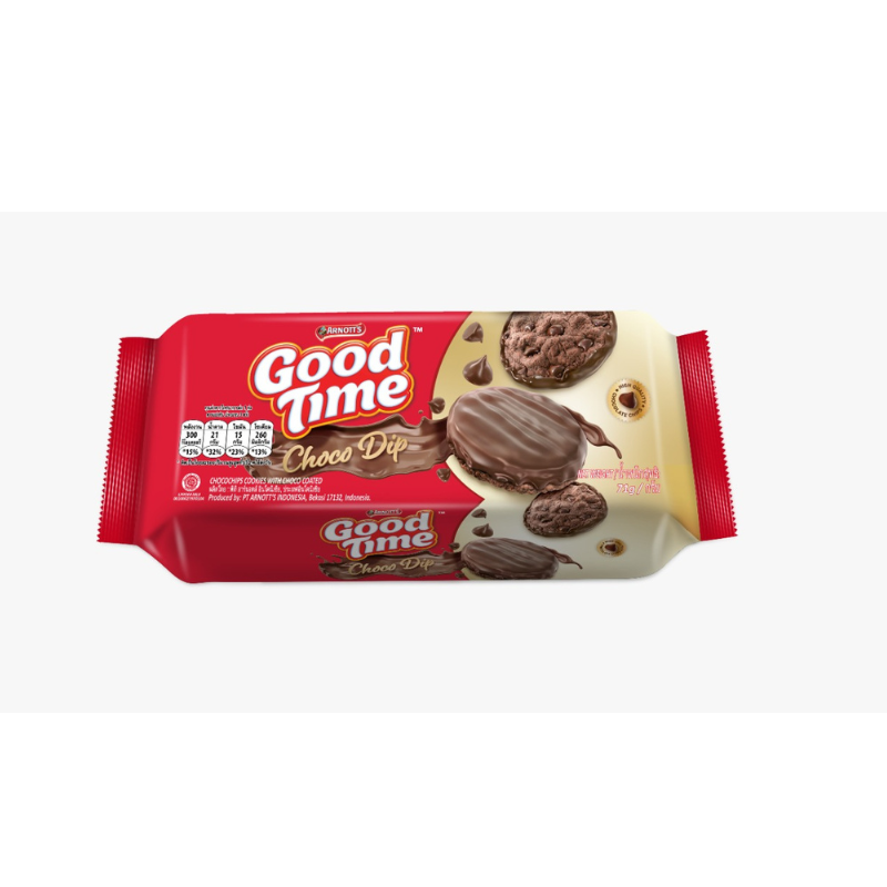 ARNOTT'S อาร์นอตส์ กู๊ดไทม์ ช็อคโก ดิป 71ก. (แพ็ค12)