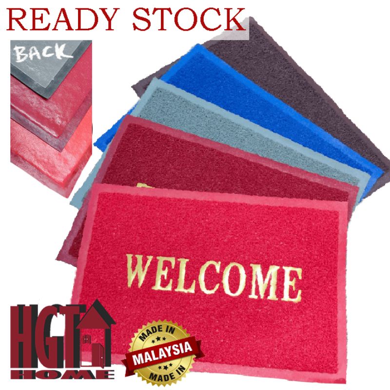 WELCOME FLOOR MAT//WELCOME Alas Kaki outdoor