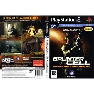 แผ่นเกมส์ PS2 Tom Clancys Splinter Cell Pandora Tomorrow    คุณภาพ ส่งไว (DVD)