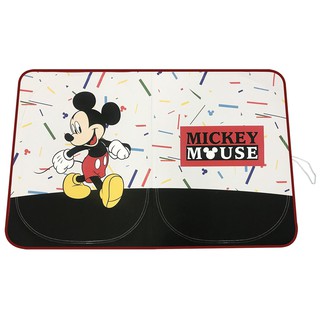 ลิขสิทธิ์แท้ มิกกี้เม้าส์ บังแดดหน้า ที่บังแดดกระจกหน้ารถยนต์ 1 ชิ้น Mickey Mouse Car Front Sunshade