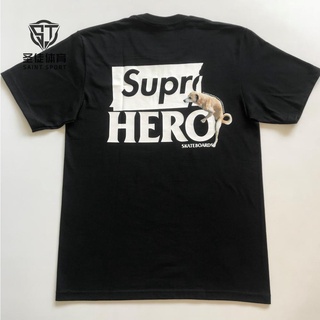 เสื้อยืดแขนสั้น พิมพ์ลายโลโก้สุนัข  Antihero Joint สําหรับผู้ชาย