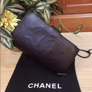 Chanel Caviar Leather Long Wallet