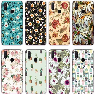 เคสโทรศัพท์ เนื้อซิลิโคน TPU แบบนิ่ม ลายดอกเดซี่ สำหรับ Vivo y20 y12 y15 2020 y83 y95 y11 2019