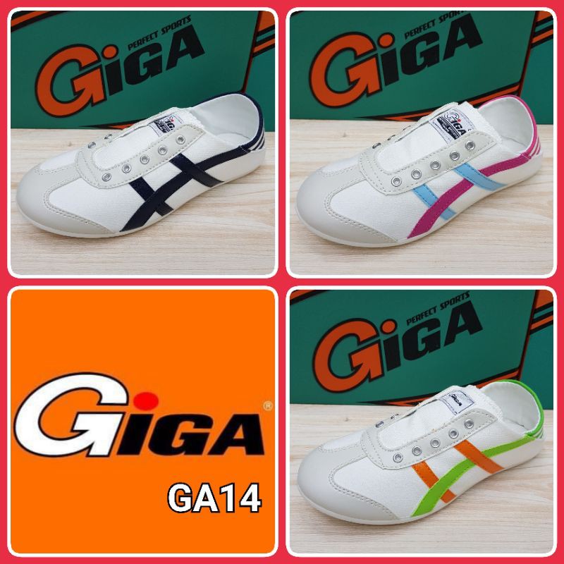 GIGA GA14 รองเท้าผ้าใบ แบบไร้สาย (36-41) ของแท้ 100%