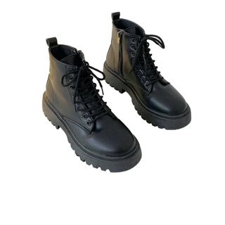 โค้ด MUNUS111 ลด 60.- [พร้อมส่งจากไทย] Martin boots รองเท้าบูท หุ้มข้อ สไตล์เกาหลี