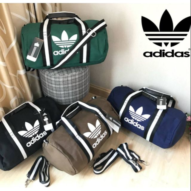 Adidas Sport Travel &amp; Luggage กระเป๋าเดินทาง/กีฬา ทรงหมอนสไตล์สปอร์ต