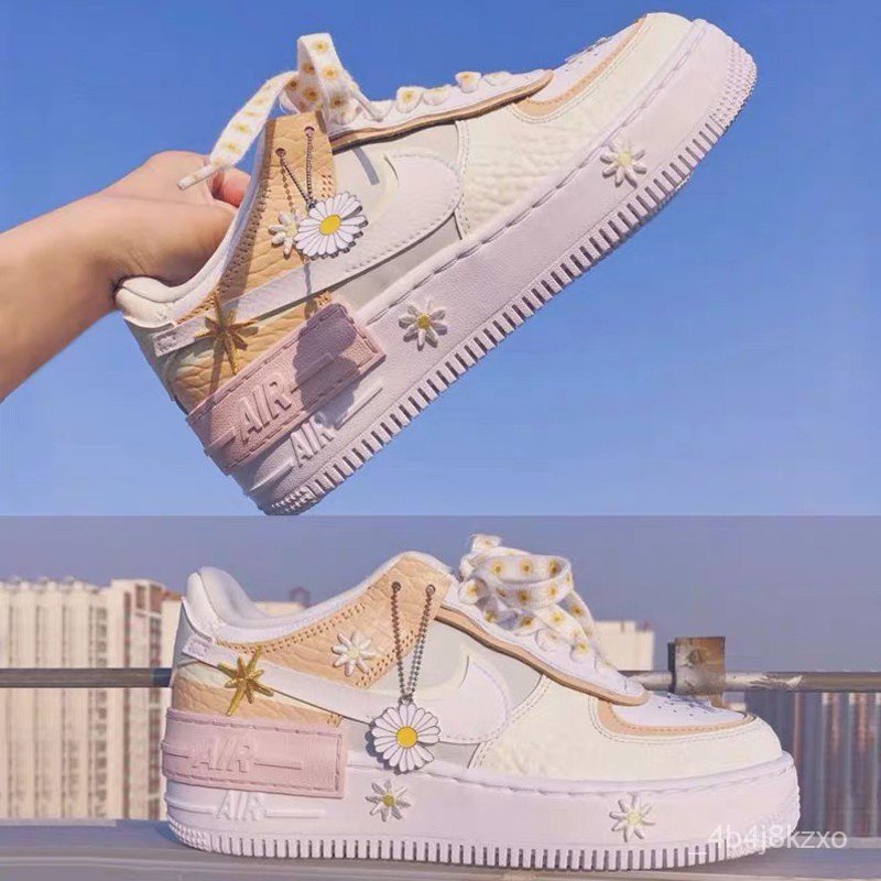 nike air force 1 shadow af1 stitching macaron