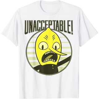 เสื้อยืด พิมพ์ลาย CN Adventure Time Lemongrab รับไม่ได้ สําหรับผู้ใหญ่Size S-5XL