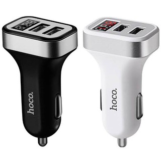 Hoco Z3 Adapter หัวชาร์จในรถยนต์แบบ 2 USB LED Output 3.1A ของแท้100%