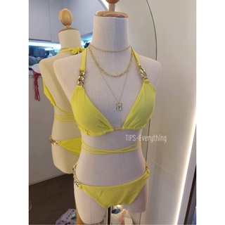 ‼️พร้อมส่ง‼️bikiniสายโซ่ทอง พันเอว