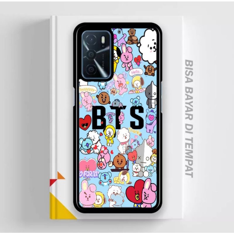 Umws store เคสโทรศัพท์มือถือ ลายการ์ตูน BTs สําหรับ Oppo A16