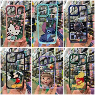 🦄 Case Xiaomi งานอคลิลิค ขอบสี ลายการ์ตูน Redmi10C Redmi9A Redmi.note11 Redmi.note11pro #พร้อมส่ง 🦄🦋