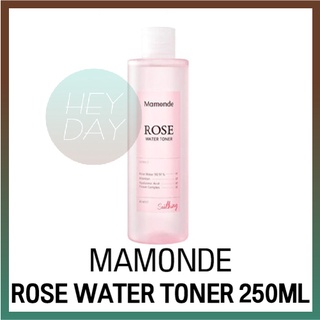 [Mamonde] โทนเนอร์น้ํากุหลาบ 250 มล. 250 มล. มอยส์เจอร์ บํารุงผิวหน้า น้ํากุหลาบ ส่วนผสมอ่อนโยน เตรียมผิว ไฮยารูลอน อัลแลนโตอิน ไฮโปอัลเลอร์จีนิก วีแกน โครี