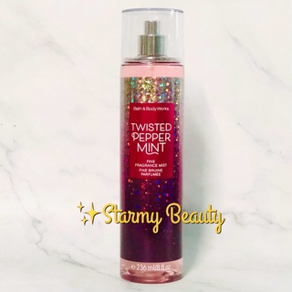 " Twisted Peppermint " Bath &amp; Body Works Limited Collection  Body Mist 236 ml. หอมน่ารัก ร่าเริง สดใส มีเสน่ห์ชวนติดตาม