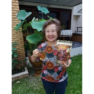 เห็ดหลินจือแดง G2 ออร์แกนิค อบแห้ง 35 กรัม ส่งตรงจากฟาร์ม (Lingzhi Red Mushroom Organic (Flower) 35G