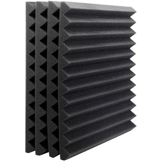 เเผ่นเก็บเสียง 12เเผ่น แผ่นกันเสียง แผงโฟมอะคูสติก มีให้เลือกหลายสี Acoustic Panels 30×30×1.5cm C85