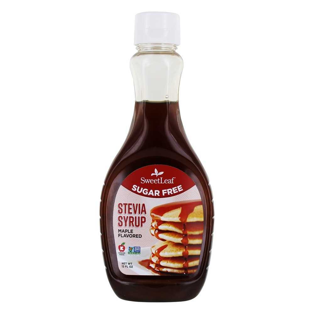 พร้อมส่ง เมเปิ้ลไซรัปหญ้าหวาน Maple Syrup Stevia ยี่ห้อ SweetLeaf 12oz