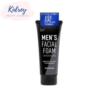 Matsukiyo Mens Facial Foam Charcoal&amp;Scrub 120g. มัทซึคิโย ชาโครล สครับ โฟมล้างหน้าเพื่อผิวหน้าผู้ชาย จากญี่ปุ่น