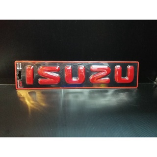 ครอบโลโก้ ISUZU D-MAX 2020 แดง