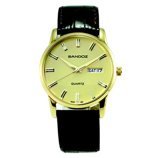 Sandoz นาฬิกา สายหนัง สีทอง SD89436GG01