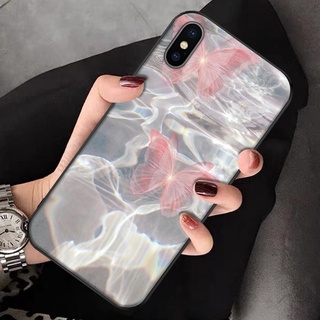 เคสโทรศัพท์มือถือ ยางนิ่ม กันกระแทก ลายผีเสื้อ สําหรับ Realme C2 C3 C11 V15 5G C11