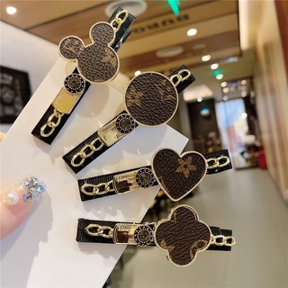 พร้อมส่ง🇹🇭 i-02 กิ๊บติดผมลายหลุยส์ LV กิ๊บหนีบผมLV กิ๊บสไตล์เกาหลี เครื่องประดับผม กิ๊บแฟชั่น
