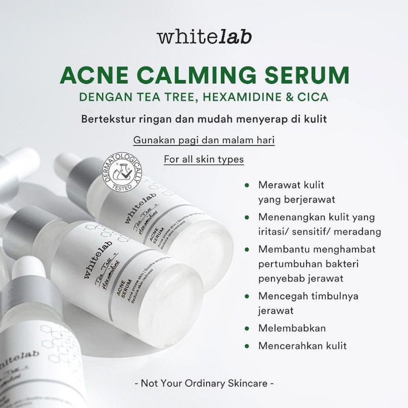white lab acne serum