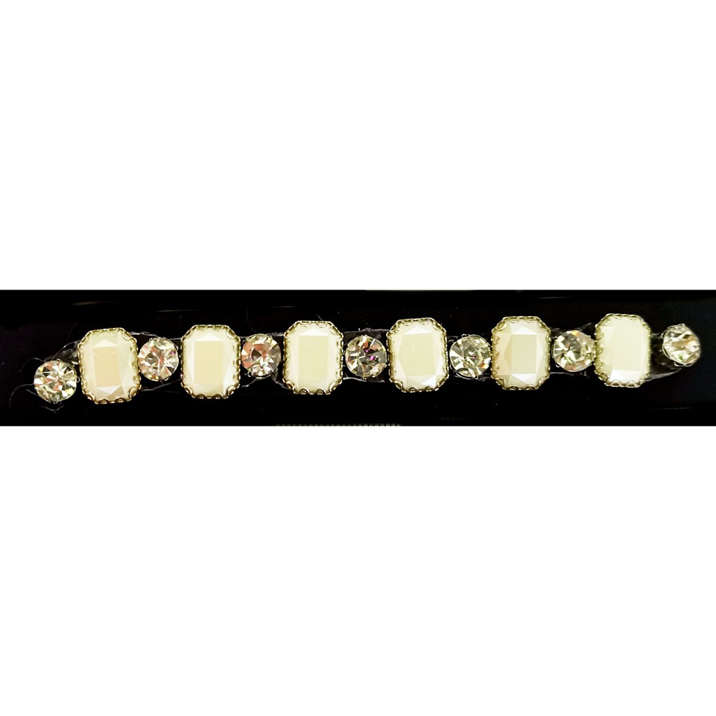 IRON ON PATCH GLASS BEADS / CHUNKY BEADS