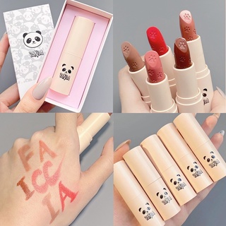 PANDA 3 กรัม ลิปสติก Lipstic ลิปแมท ลิปแมทติดทน ลิป ลิบ ลิบสติก ลิปแมทกันน้ำ ลิปสติกกันน้ำ ลิปสติกสีนู้ด