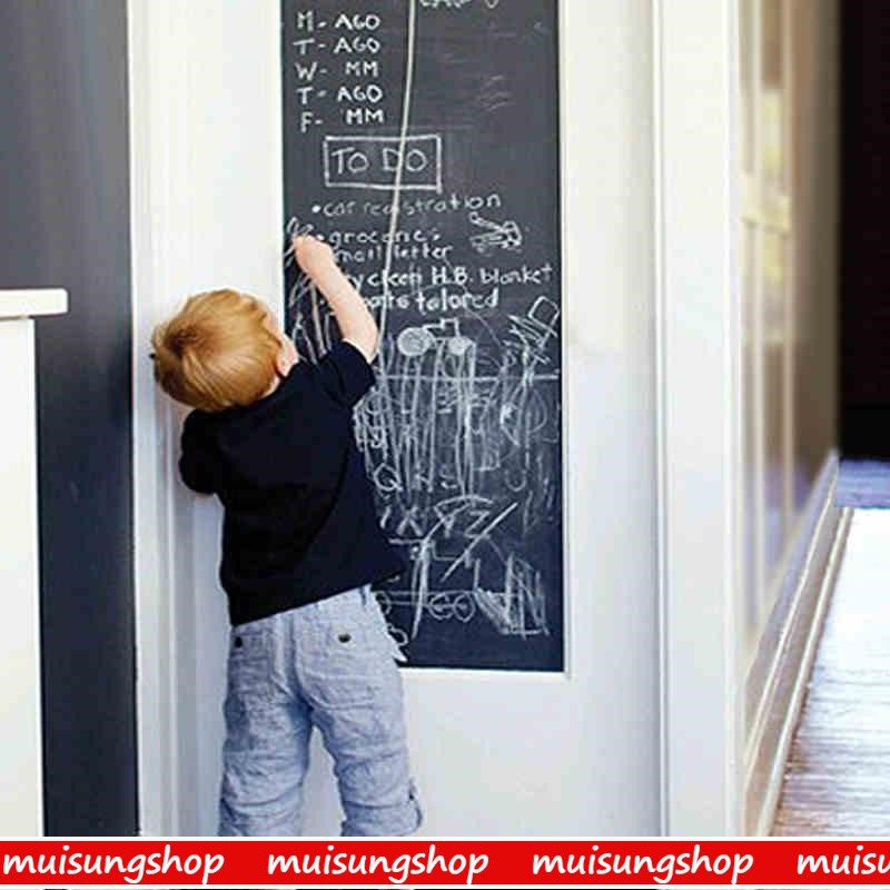 สติกเกอร์กระดานดำมีชอล์กให้ สำหรับให้ลูกหัดเขียนเล่นได้ By MUISUNGSHOP