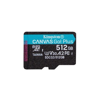 512GB microSDXC Canvas Go Plus 170R A2 U3 V30 Card + ADP Up to 170MB/s read, 90MB/s write