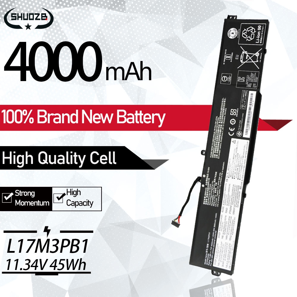 L17M3PB1 L17C3PB0 L17D3PB0 Battery For Lenovo IdeaPad 330G 330-15ICH 330-17ICH 3ICP6/54/90 5B10R4670