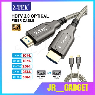 Z-TEK แท้ 100% สาย HDTV Fiber Optical Cable SUPPORT 4K 10/15/20/25/30เมตร Original