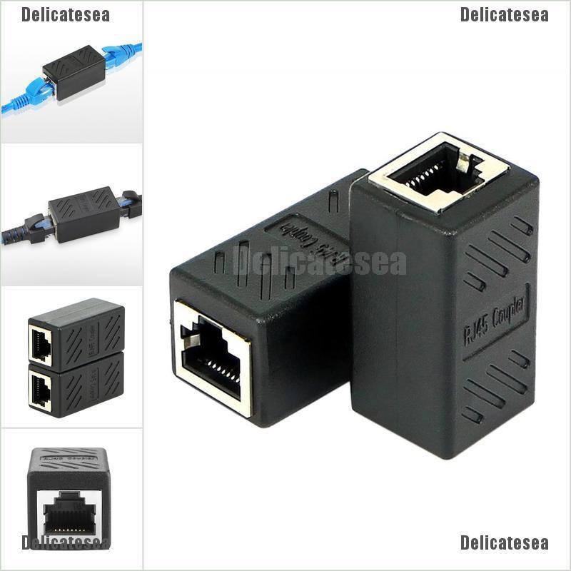 Delicatesea RJ 45 Female to Female 6 Network Ethernet LAN Coupler