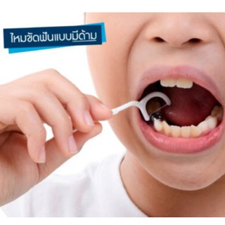 Dentiste ไหมขัดฟันชนิดด้ามจับ ขัดฟันได้อย่างสะอาดหมดจด หอมกลิ่นมิ้นท์ (40ชิ้น)