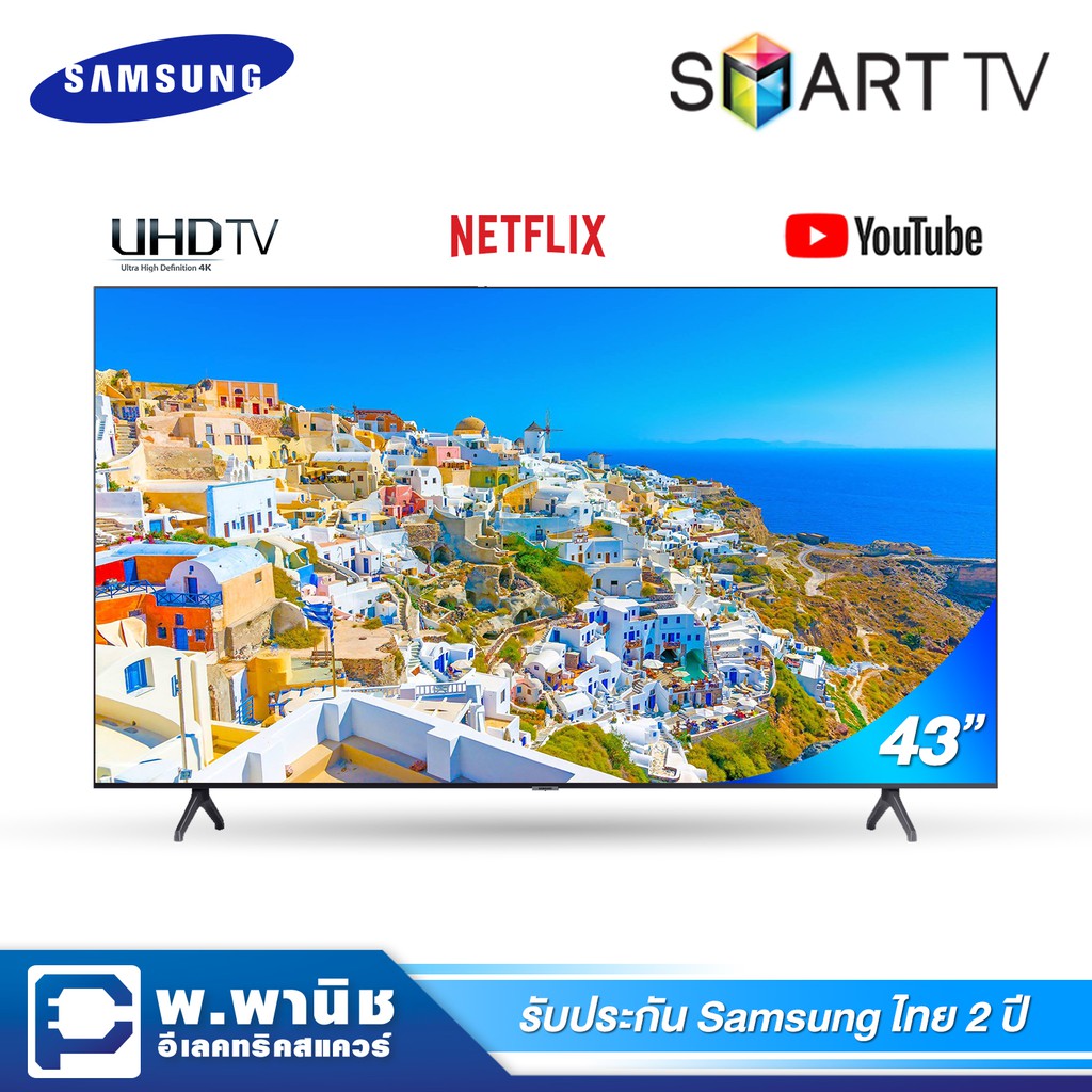 Samsung Crystal UHD 4K / Smart TV ขนาด 43 นิ้ว รุ่น UA43TU6900KXXT