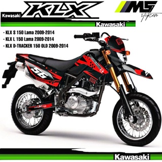 สติกเกอร์รูปลอก Fullbody KLX 150 Lama 2009-2014 KLX L Lama KLX S Lama DTRACKER Old KLX Old KLX KLX - Striping KLX - Sticker KLX | Tribsl / กราฟิก 2