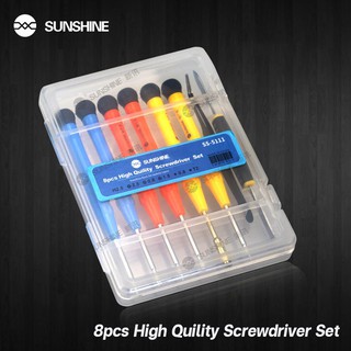 ไขควง ชุดไขควง 8pcs High Quility Screwdriver Set Relife SUNSHINE SS-5111 8pcs High Quility Screwdriver Set