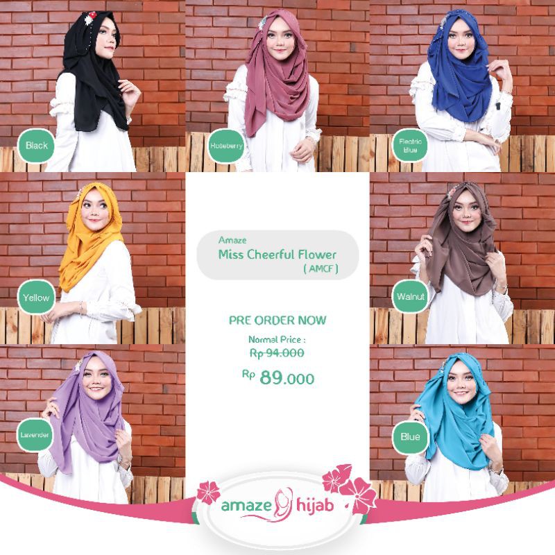 Amcf (Amaze Miss Cheerfull Flowers) // Amaze Hijabers // Tiara Hijabers