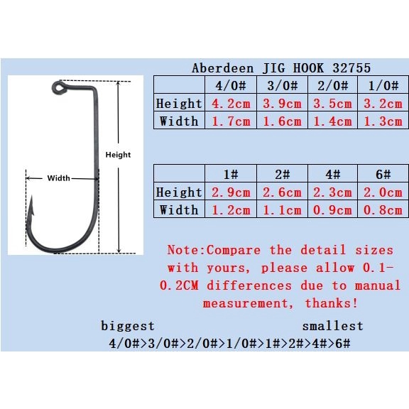 50 Pack Black Aberdeen Hooks Size 3//0 Sea Fishing